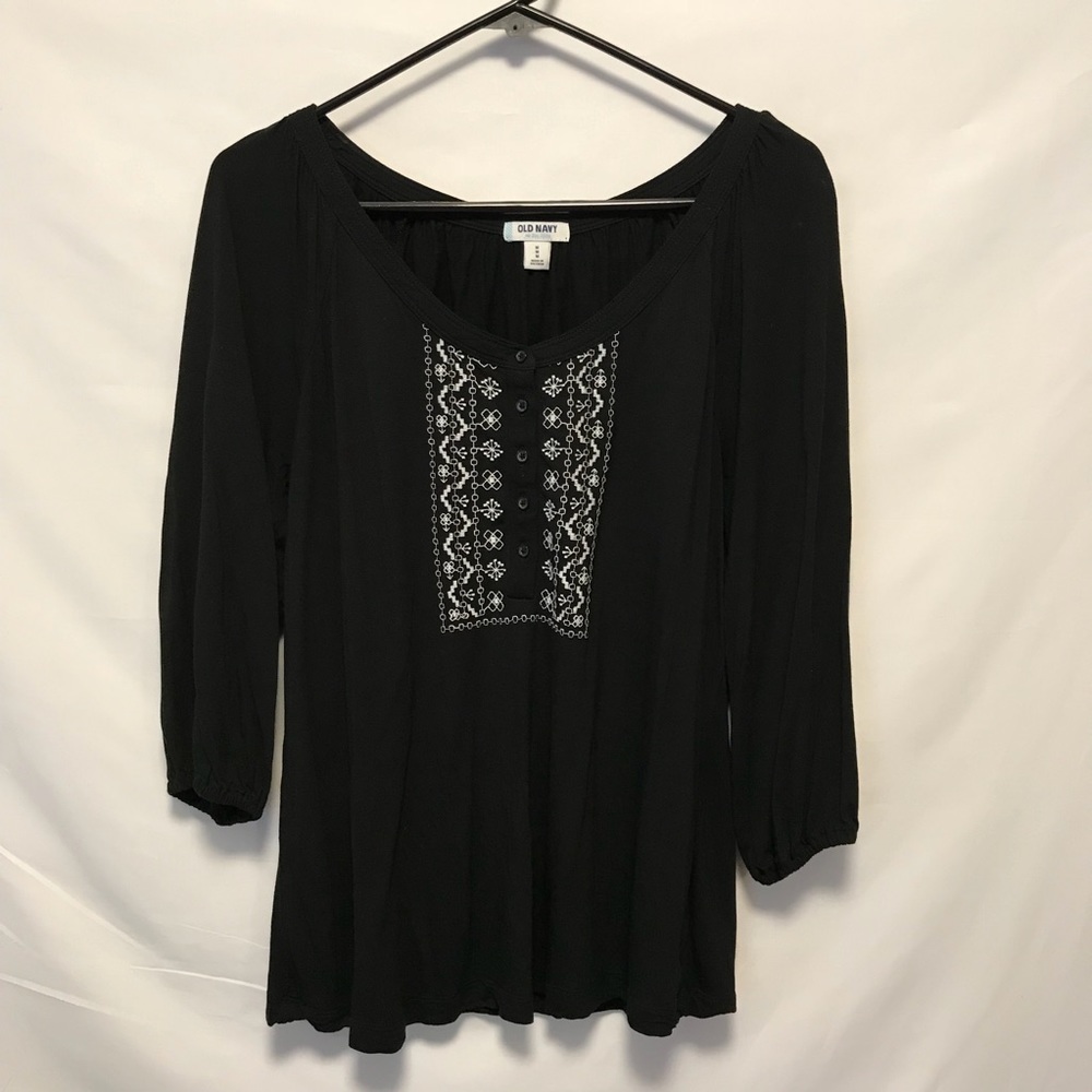 black with white detail | old navy